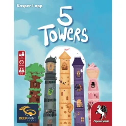 Pegasus Spiele 5 Towers| Familjespel