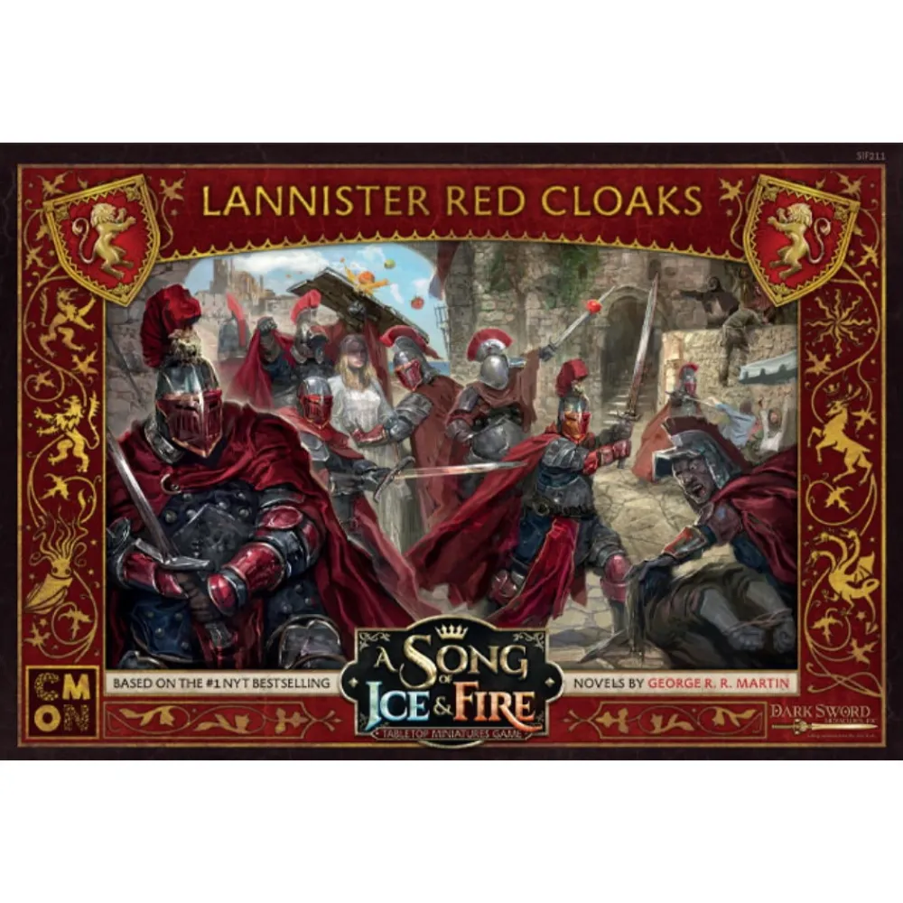 Outlet Cool Mini or Not A Song Of Ice & Fire: Miniatures Game - Lannister Red Cloaks (Exp.)