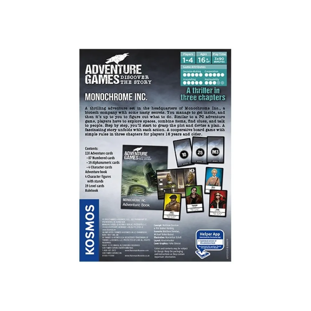Hot Kosmos Adventure Games: Monochrome Inc.
