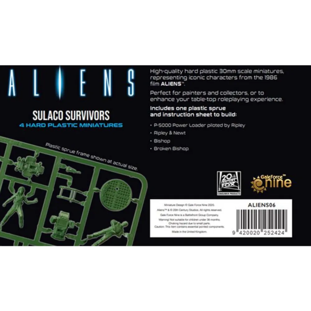 Fashion Gale Force Nine Aliens: Sulaco Survivors (Exp.)
