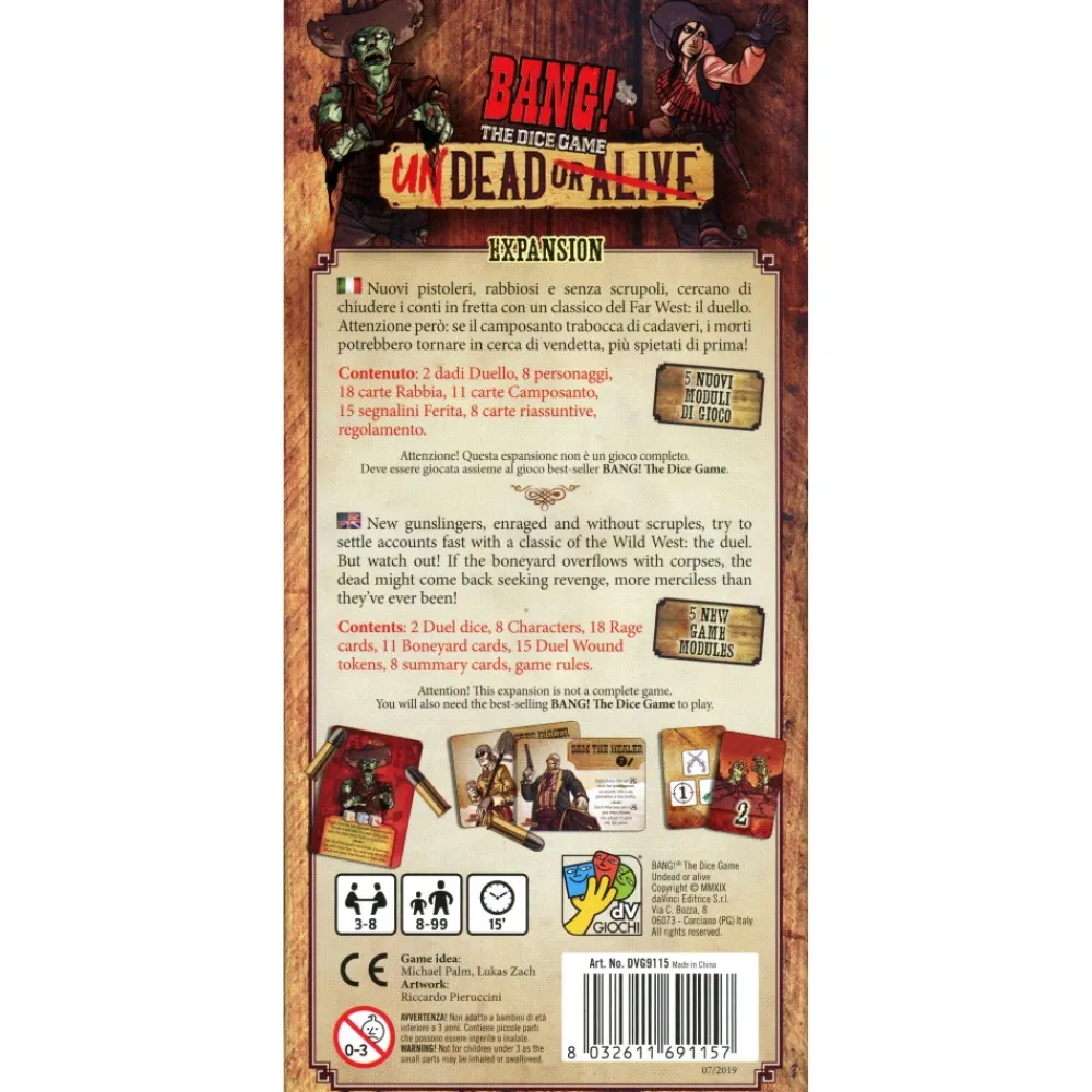 Cheap * Bang! The Dice Game: Undead Or Alive (Exp.)