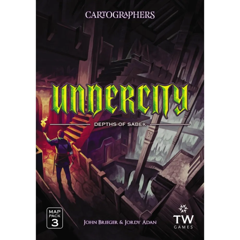 Best Sale * Cartographers: Undercity - Depths Of Sabek (Exp.)