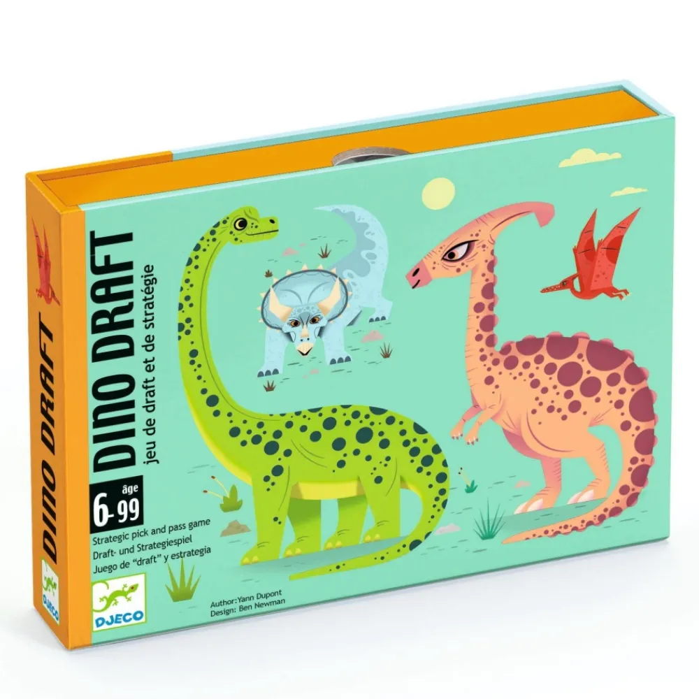 Djeco Dino Draft (Swe)| Kortspel