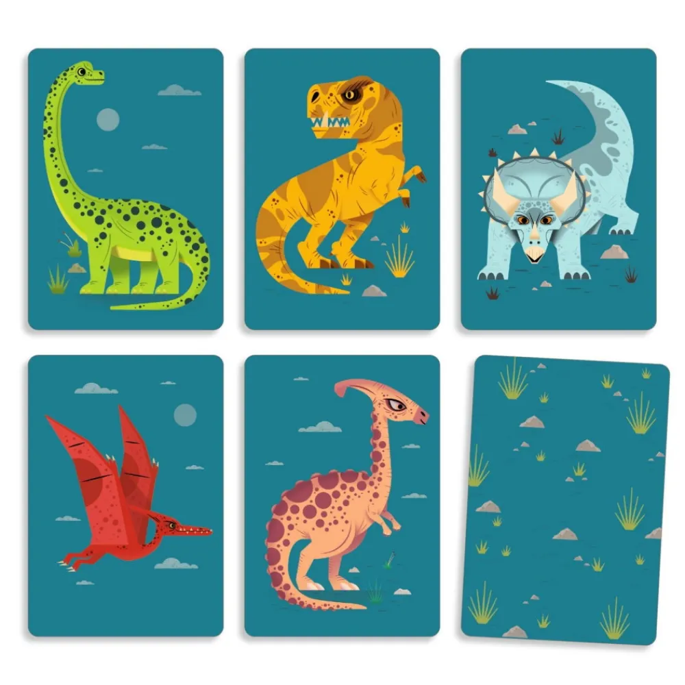 Djeco Dino Draft (Swe)| Kortspel