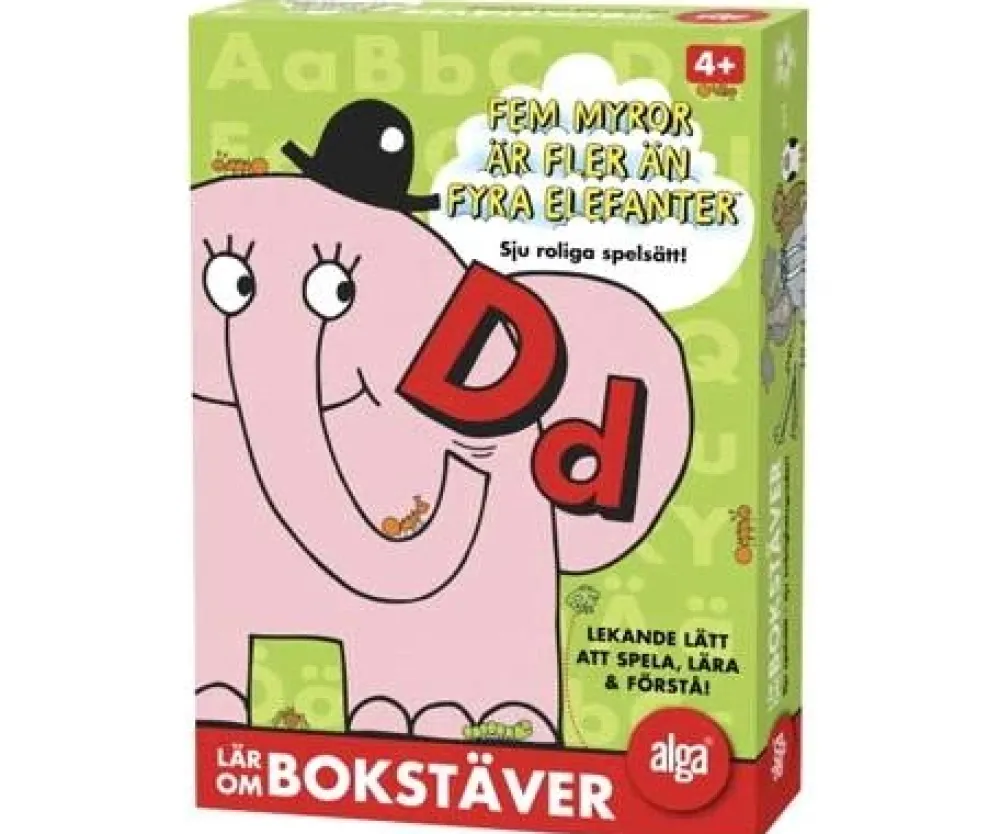 Clearance Alga Fem Myror Ar Fler An Fyra Elefanter - Bokstaver
