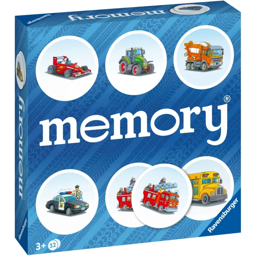 Ravensburger Fordons Memory| Familjespel