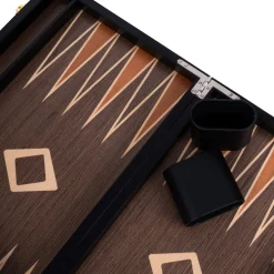 Clearance Longfield Games Longfield Backgammon Large Walnut