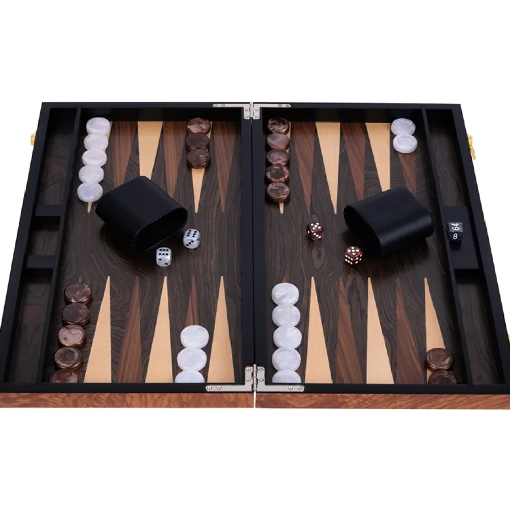 New Longfield Games Longfield Backgammon Large Rosewood