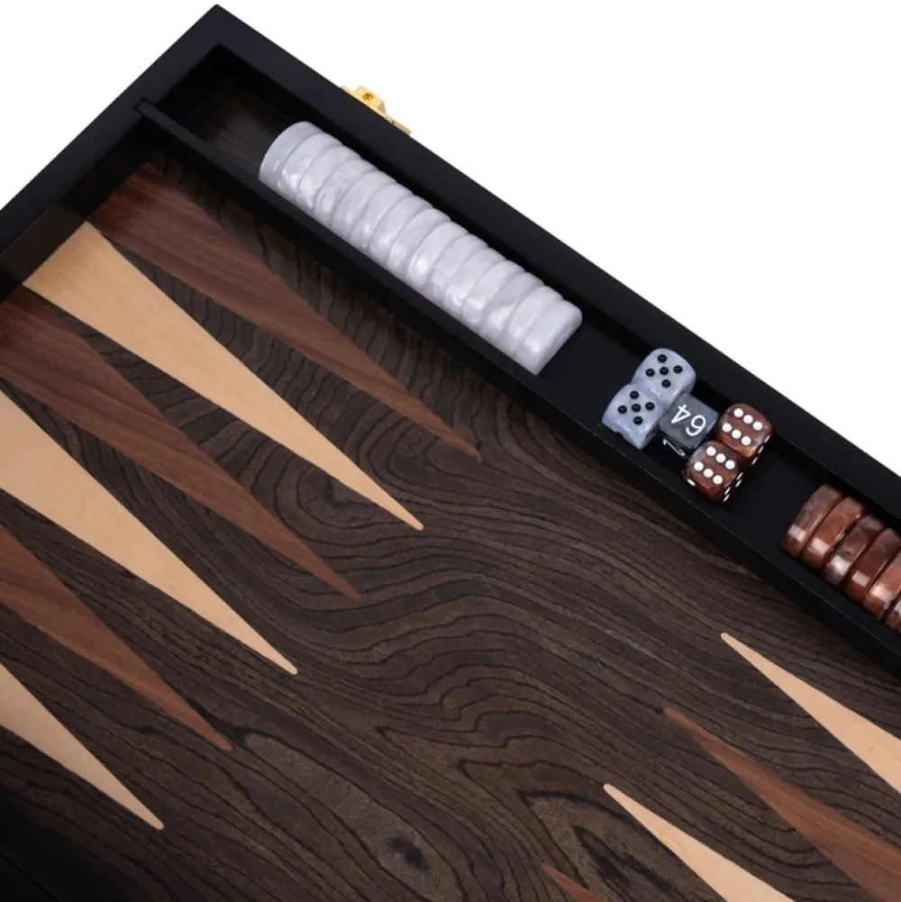 New Longfield Games Longfield Backgammon Large Rosewood