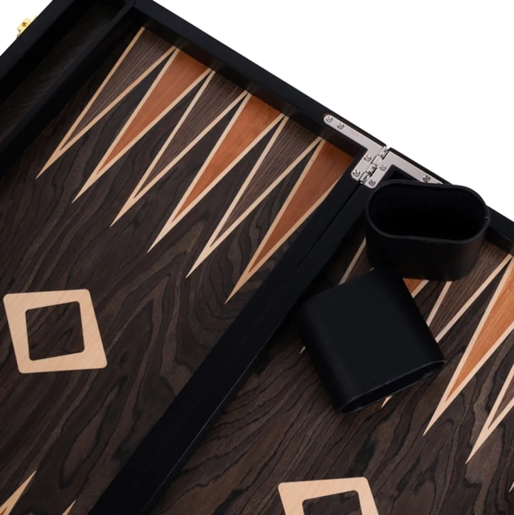 Best Longfield Games Longfield Backgammon Medium Brown Ebony