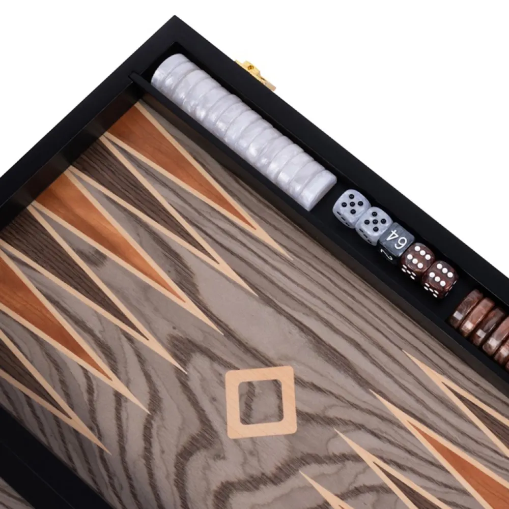 Hot Longfield Games Longfield Backgammon Medium Ebony