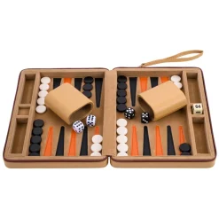 New Longfield Games Longfield Backgammon Travel Beige