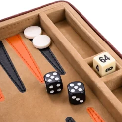 New Longfield Games Longfield Backgammon Travel Beige