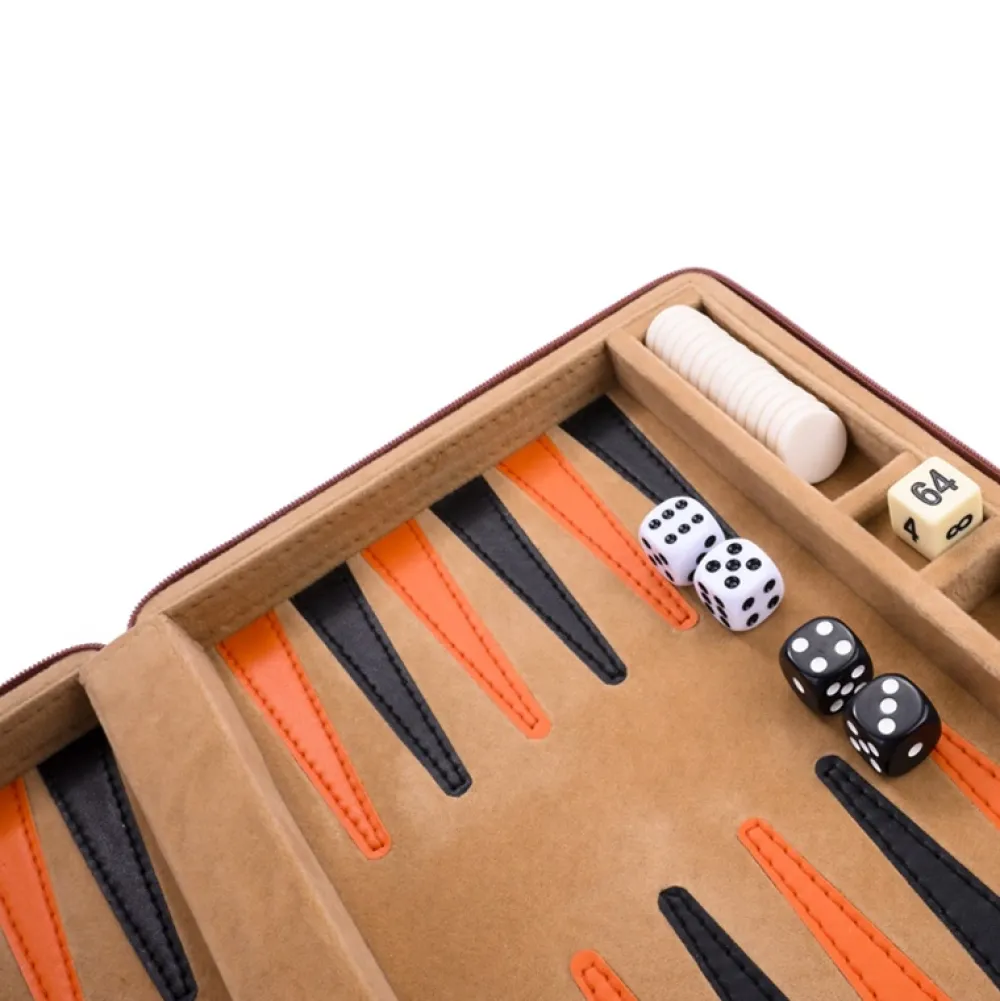 New Longfield Games Longfield Backgammon Travel Beige