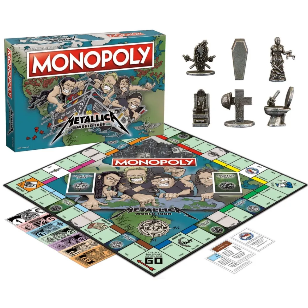 Hasbro Monopoly - Metallica World Tour| Familjespel