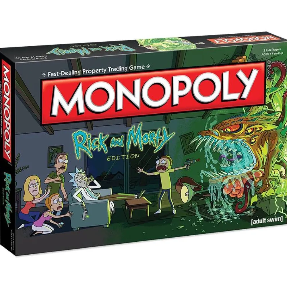 Winning Moves Monopoly: Rick And Morty| Familjespel