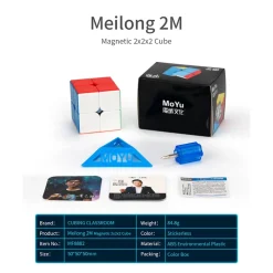 MoYu Meilong Stickerless 2M 2X2| Knep & Knåp