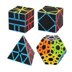 MoYu Meilong Twist Carbon Fibre - 4 Cube Box Set| Knep & Knåp