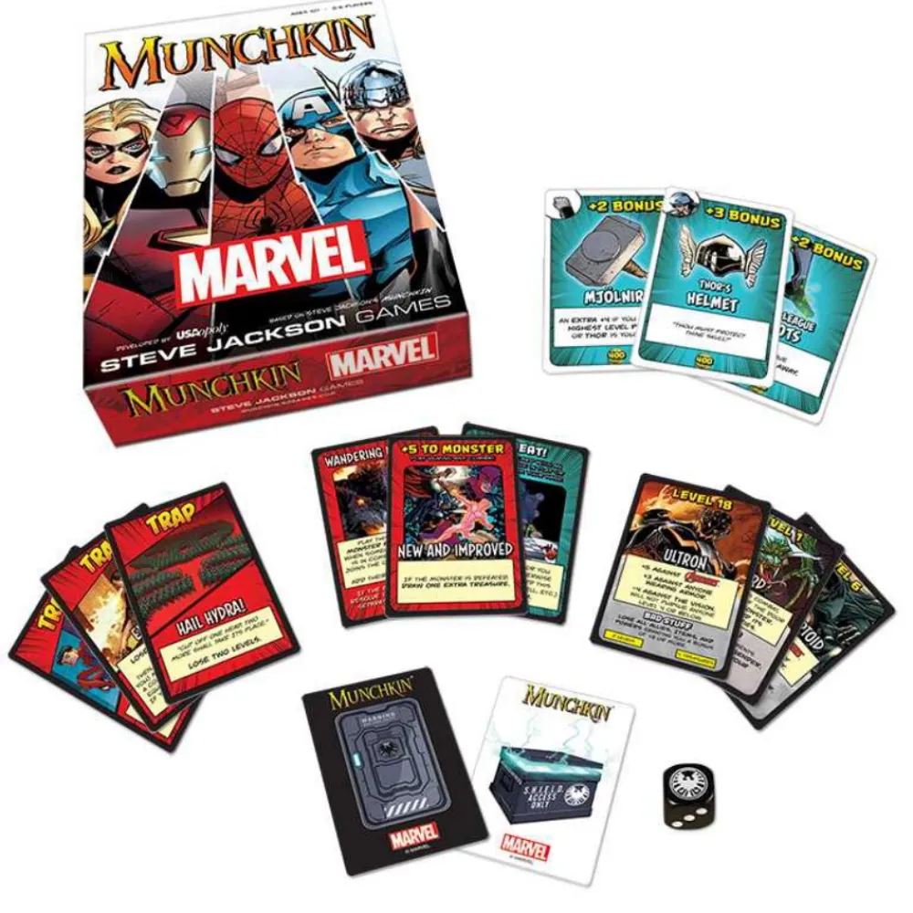 Steve Jackson Games Munchkin Marvel| Kortspel