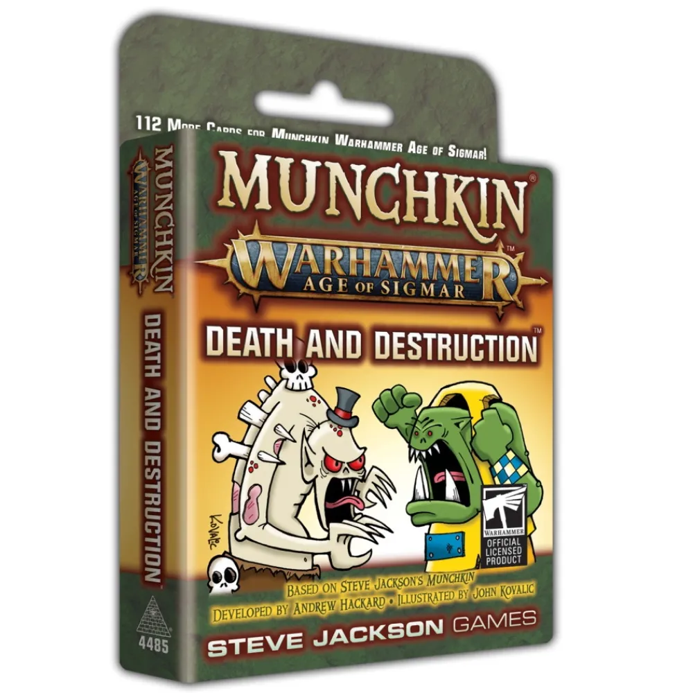 Discount Steve Jackson Games Munchkin Warhammer: Age Of Sigmar - Death And Destruction (Exp.)