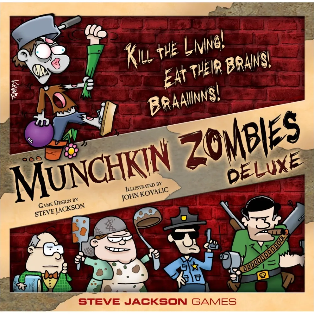 Steve Jackson Games Munchkin Zombies: Deluxe| Kortspel