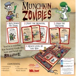Steve Jackson Games Munchkin Zombies: Deluxe| Kortspel