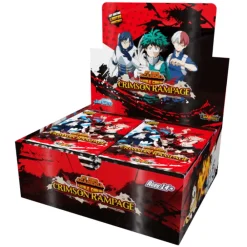 * My Hero Academia Ccg: Crimson Rampage Booster Display| Kortspel