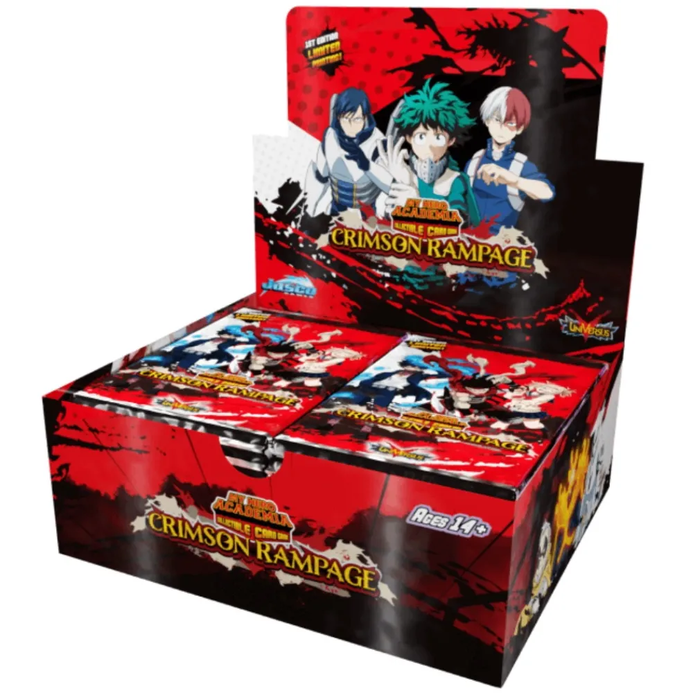 * My Hero Academia Ccg: Crimson Rampage Booster Display| Kortspel