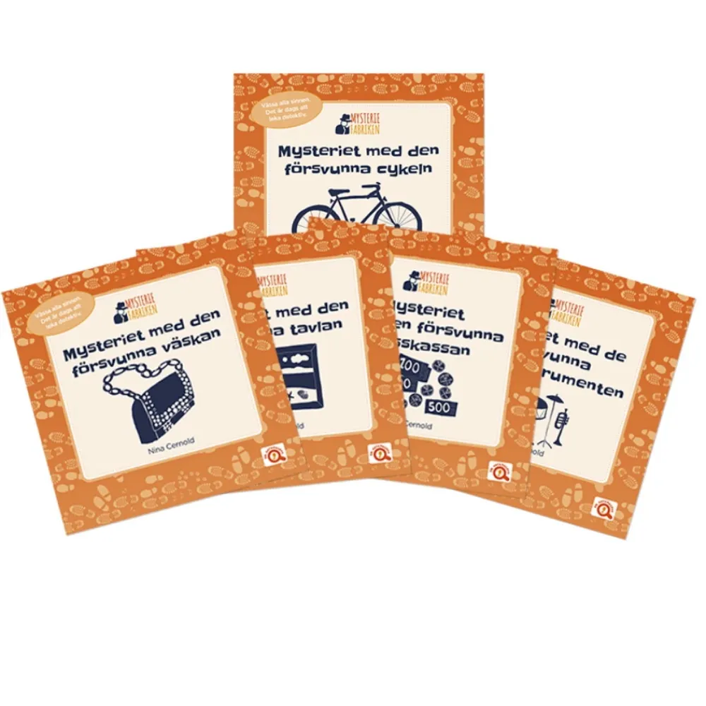 Discount Svenska Mordgåtor Mysteriefabriken - 5 Deckargator Att Losa