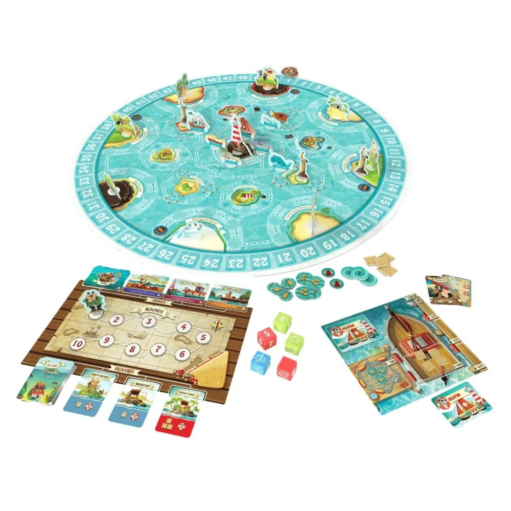 Skybound Tabletop Pebble Rock Delivery Service| Familjespel