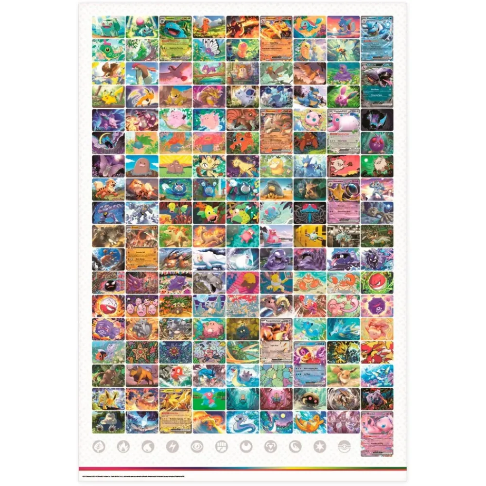 Pokémon Pokemon Tcg: Scarlet & Violet 151 - Poster Collection| Kortspel