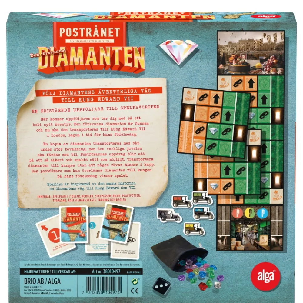 Alga Postranet Den Forsvunna Diamanten| Familjespel