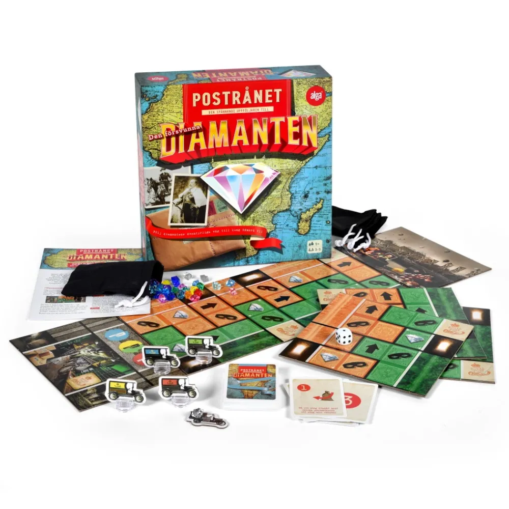 Alga Postranet Den Forsvunna Diamanten| Familjespel