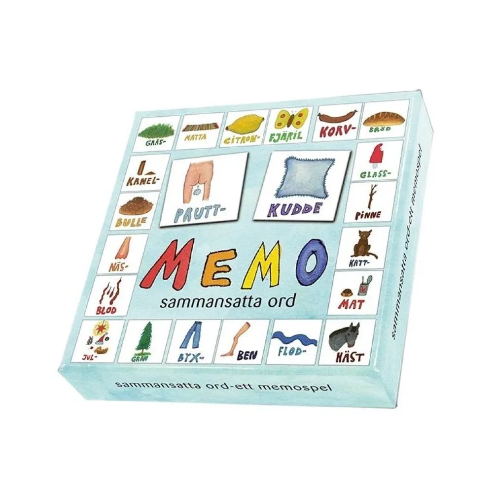 Hjelms Förlag Prutt-Kudde Memo| Familjespel