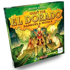 Fashion Lautapelit Quest For El Dorado: Dangers & Muisca (Exp.) (Swe)