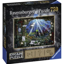 Ravensburger Pussel - Escape 4 Submarine 759 Bitar| Knep & Knåp
