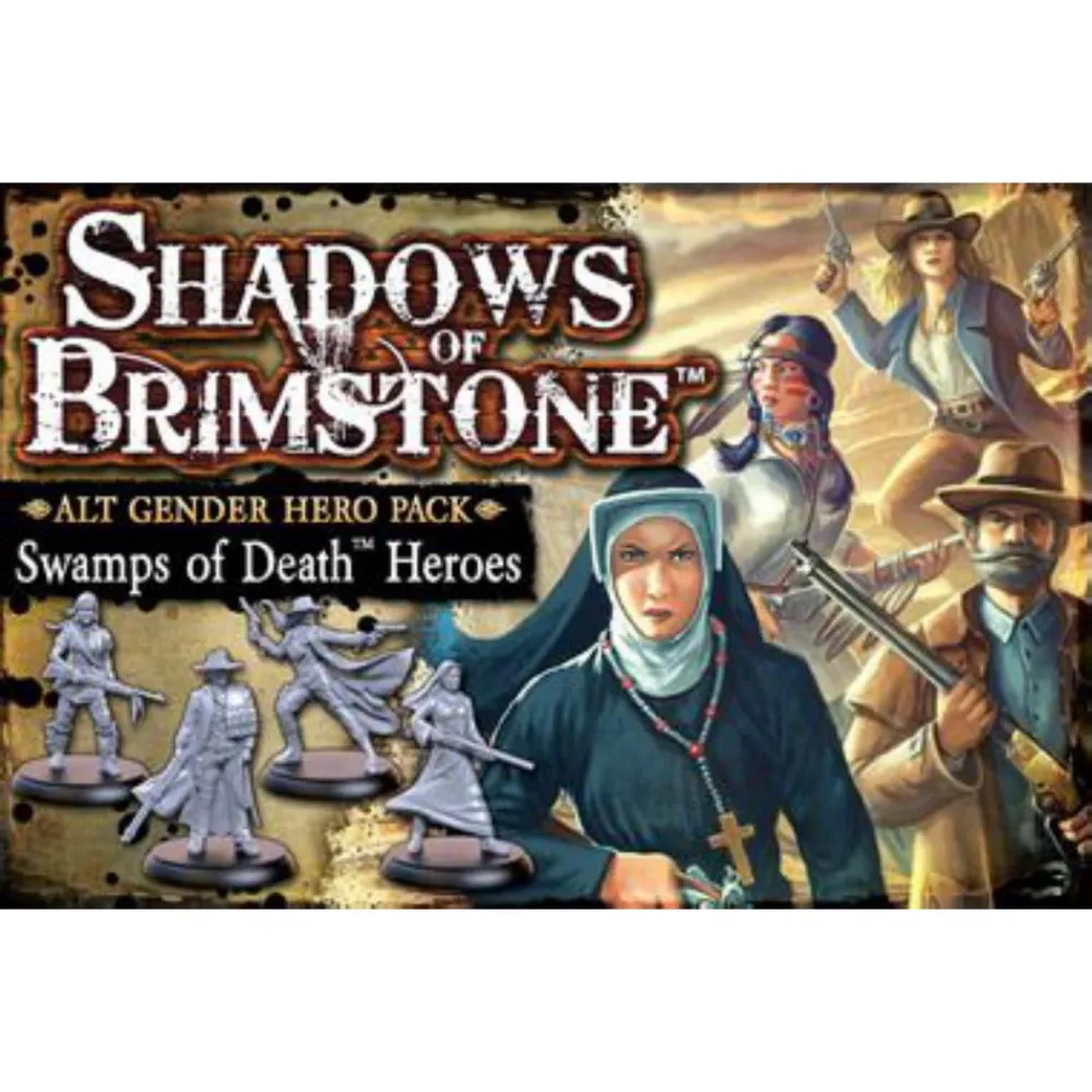 Clearance Flying Frog Production Shadows Of Brimstone: Swamps Of Death - Alt Gender Hero Pack (Exp.)