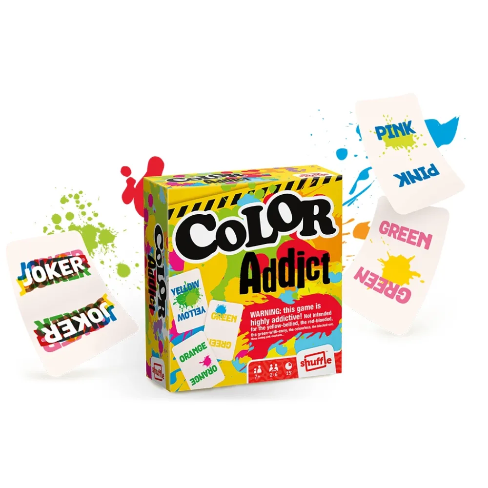 Cartamundi (övrigt) Shuffle - Color Addict (Eng)| Kortspel