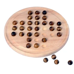 Longfield Games Solitaire Rubberwood| Klassiska