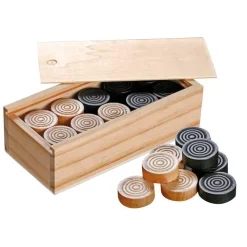 Philos Spelpjaser - Checkers / Kvarnspel| Klassiska