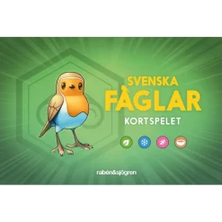 Rabén Sjögren Svenska Faglar - Kortspelet| Familjespel