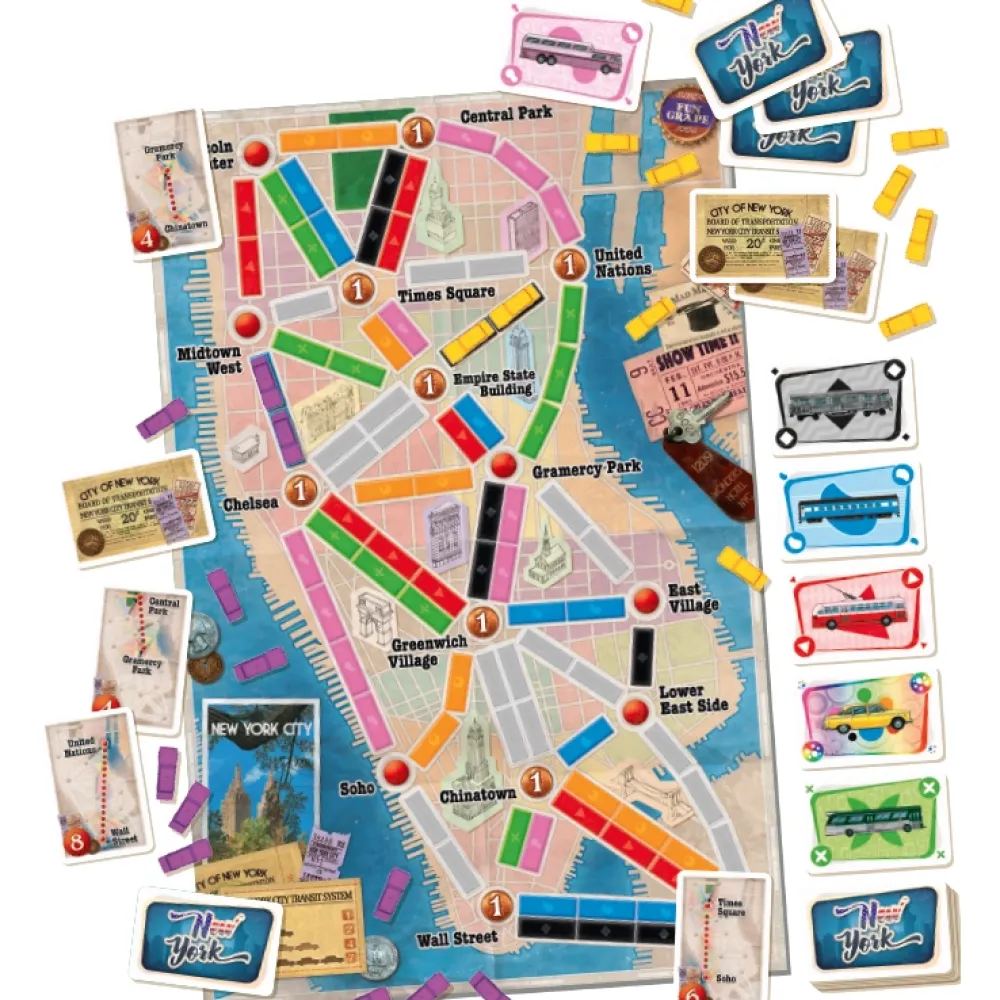 Days of Wonder Ticket To Ride: New York (Eng)| Familjespel