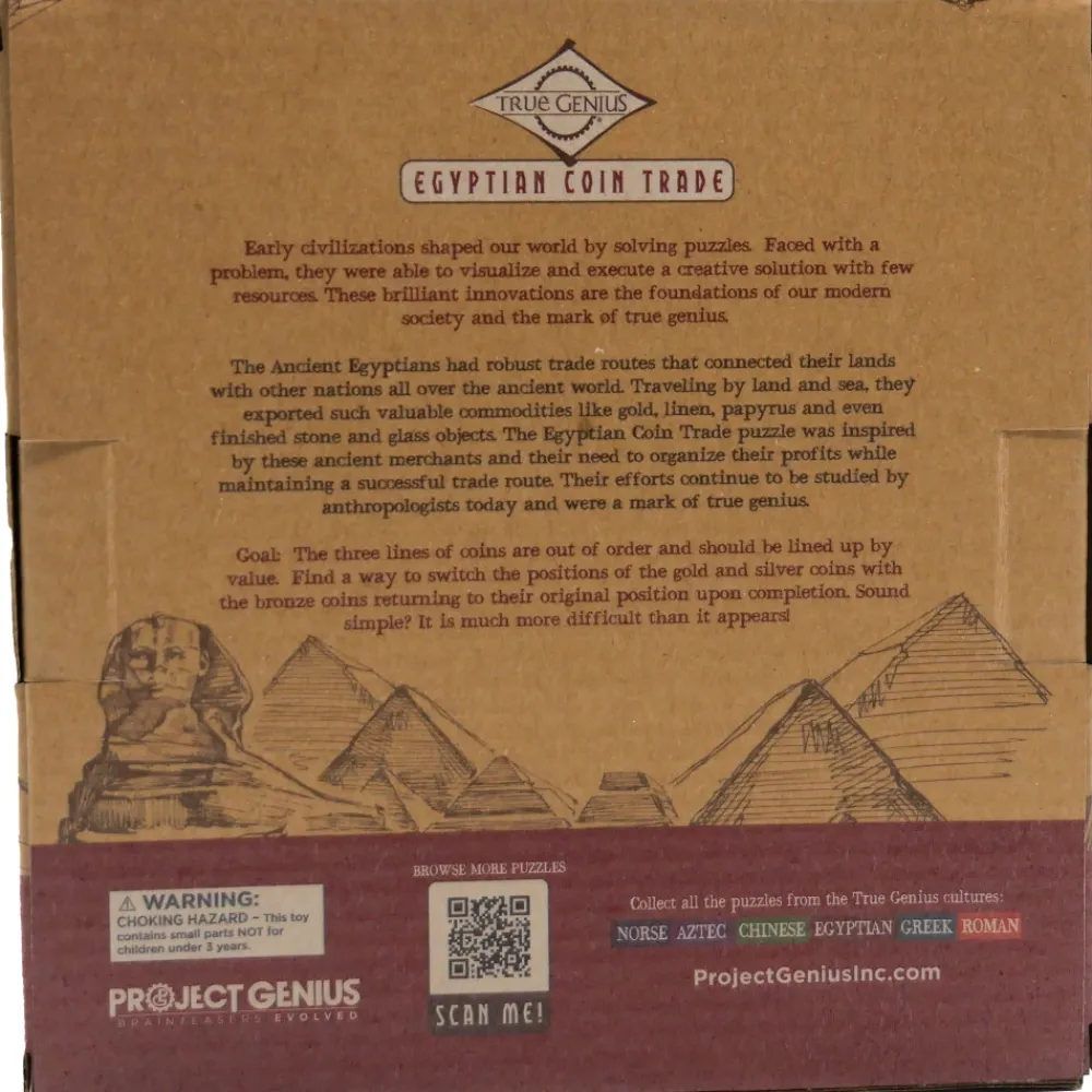 Project Genius True Genius - Egyptian Coin Trade| Knep & Knåp